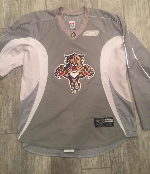 Pro Stock Florida Panthers Practice Jersey Size 58