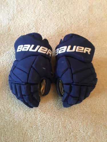 Ryan Kesler, Vancouver canucks Bauer gloves 14"