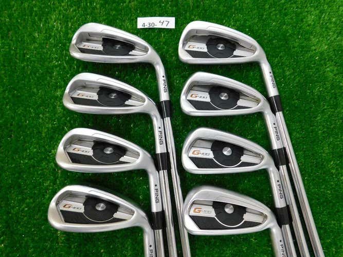 PING G400 Irons 4-W & S AWT 2.0 Regular Steel Black Dot(Firm Price. No Trades)