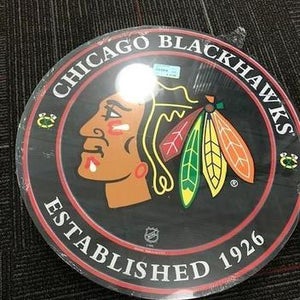 New Wincraft NHL wood sign Chicago Blackhawks