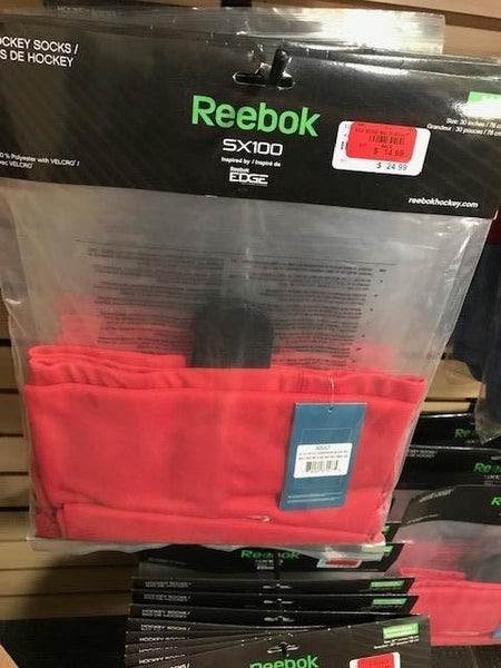4 Pack New Reebok Intermediate Red Socks