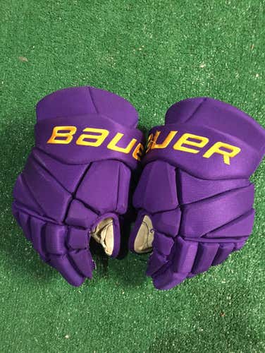 Bauer Team Purple Gloves 15”