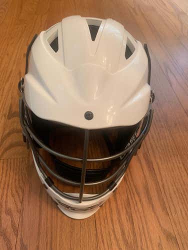 Cascade CS-R White Youth Lacrosse helmet