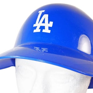 LA LOS ANGELES DODGERS - BASEBALL REPLICA 11" BLUE PLASTIC HELMET TOY USED