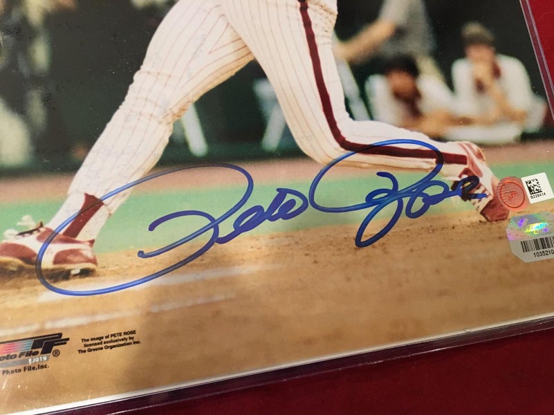 Pete Rose Signed Autographed Philadelphia Phillies Baseball Jersey