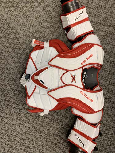 New Bauer Vapor 1X Goalie Chest and Arm Protector  Senior
