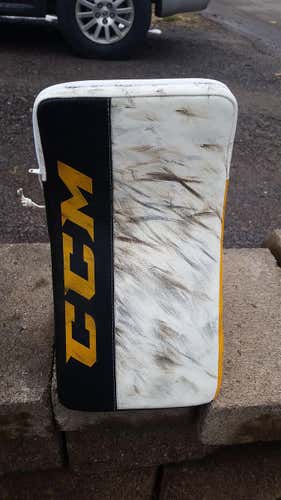 CCM Retro Flex Pro | White/Black/Yellow | NCAA D1 Game Worn