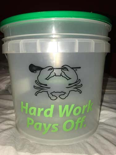 East Coast Dyes Lacrosse Ball Bucket *trades*