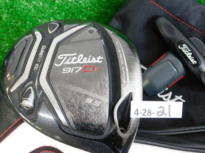 Titleist 917D3 9.5* Driver Pro 74 TS Stiff w HC, Tool & Red 12g Neutral Weight(Firm Price. No Trades