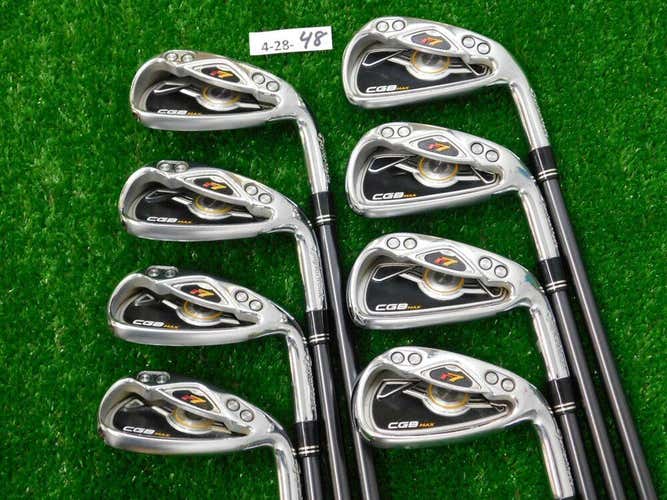TaylorMade R7 CGB Max Irons 5-P, A & S REAX SuperFast 55 Regular Graphite(Firm Price. No Trades)
