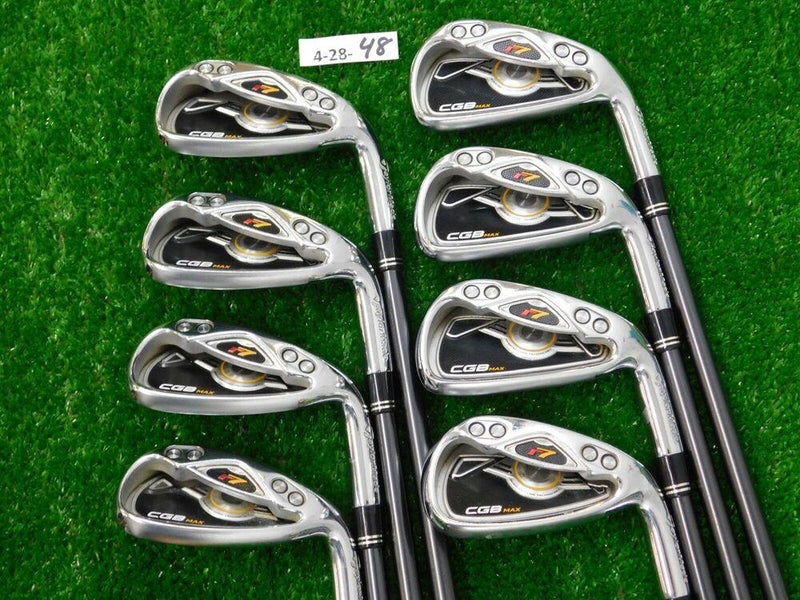 TaylorMade R7 CGB Max Irons 5-P, A & S REAX SuperFast 55 Regular Graphite(Firm Price. No Trades)