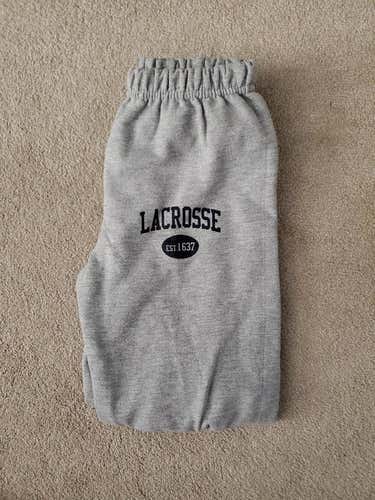 New Gray Est. 1637 Youth Medium Sweatpants (Cuffed)