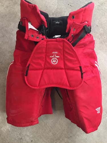 BU White Double Pinstripe Pants