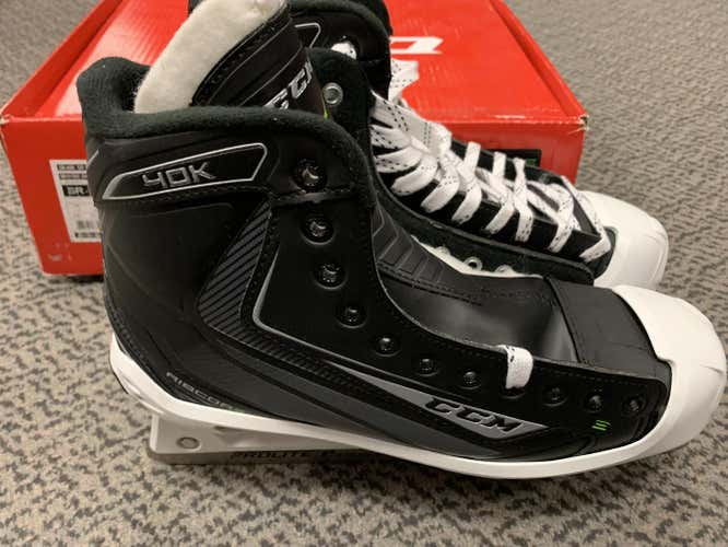 New CCM Ribcor 40K  Size 10.5 Goalie Skates