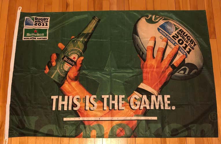 2011 Rugby World Cup Heineken Flag