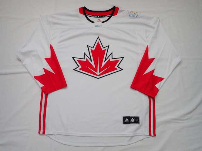 ADIDAS TEAM CANADA WORLD CUP OF HOCKEY PLAYER JERSEY XXL White WCH BRAND NEW
