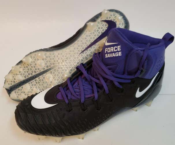 New Nike FORCE SAVAGE Purplish Blue (US Size 14) Football Cleats