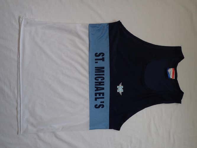 St Michael's College Hockey Pro Stock Athletic Gym Work Out shirt / tank ~ M
