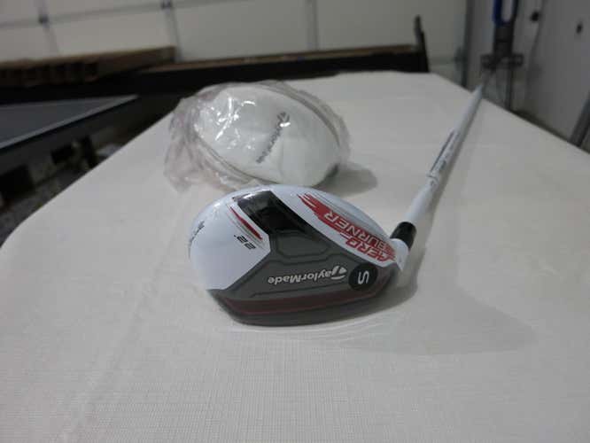 TaylorMade AeroBurner 4 Hybrid Rescue Iron - 22* - Stiff Graphite - NEW - LH