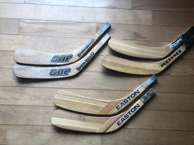 6 Pro Stock Standard Wood Blades