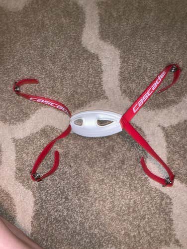 Red Cascade Chin Strap