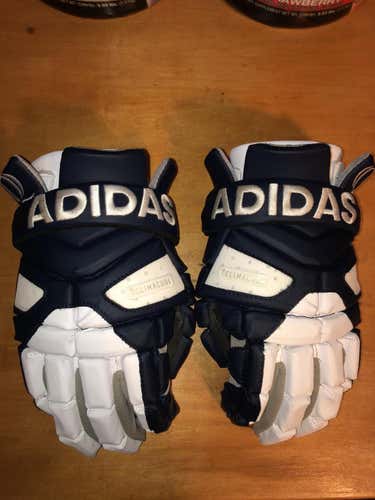 Quinnipiac Adidas Used (for maybe 2 practices) Lacrosse Gloves