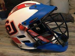 Syracuse University Lacrosse Helmet: Classic C Pro