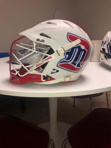 GAME WORN UDM EVO HELMET