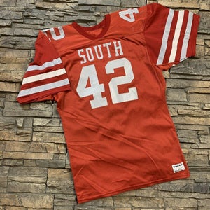 VTG Sand-Knit MacGregor "South" Amateur Football Jersey 1980s Mens Large