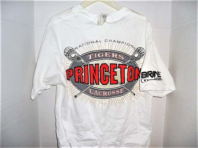 NEW DEADSTOCK VINTAGE BRINE Princeton Tigers Lacrosse National Champions T-Shirt