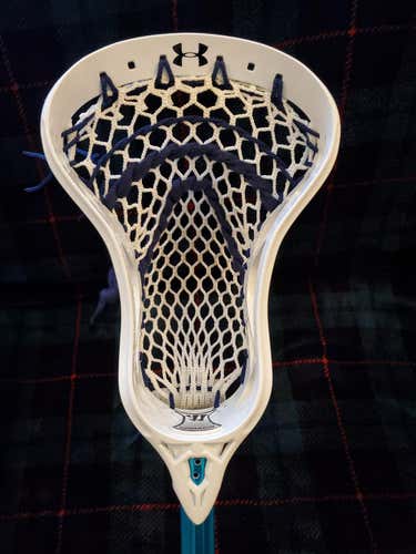 New Under Armour Charge 2 U Head White - Strung with ECD HeroMesh Semi-Hard