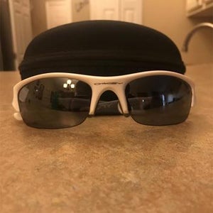 Oakley Flak Jacket Gray/White Used