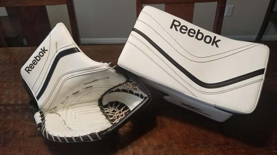 Reebok Senior Reebok XLT28SR Goalie Glove and Blocker Set