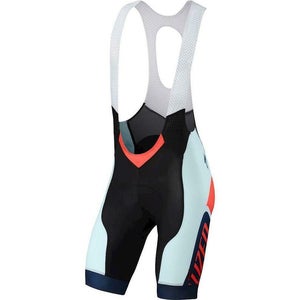 Specialized Men's SL Pro Bib Short Medium Baby Blue/Rocket Red Brand New