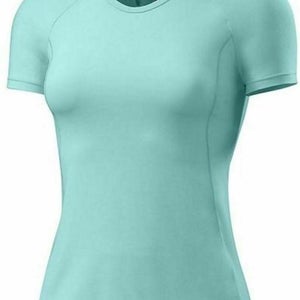 Specialized Women's Shasta Short Sleeve Cycling Top Small Lt Turquoise Hthr New