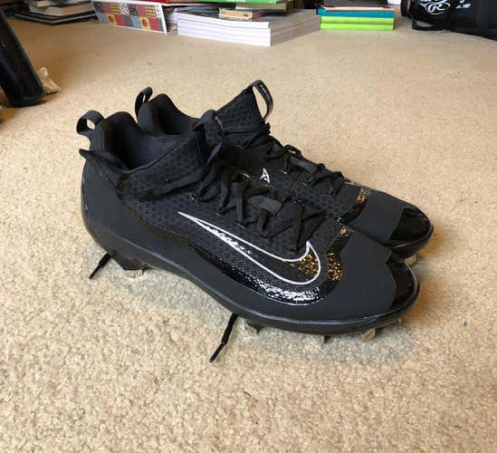 Nike Huarache Cleats Metal 11.5 (New)