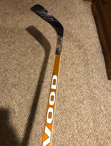 John leclair Autographed Stick.