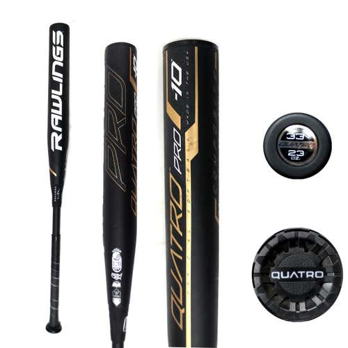 Rawlings Quatro Pro Fastpitch Softball Bat -10* UNWRAPPED DEMO BAT/NO CRACK OR DENTS/PRICE FIRM*