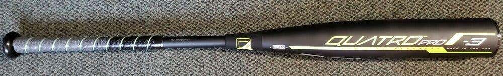 RAWLINGS 2019 QUATRO PRO BBCOR -3 33" 30OZ HIGH SCHOOL COLLEGE BASEBALL BAT