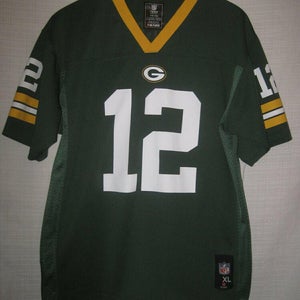 Green Bay Packers Aaron Rodgers Football Jersey kids boys XL 18/20