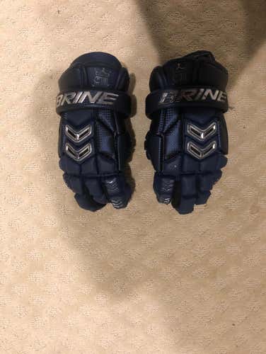 Brine Navy Blue Lacrosse Gloves