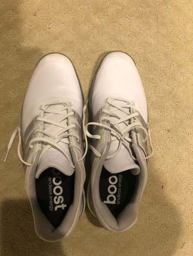White Adidas Golf Shoes size 10