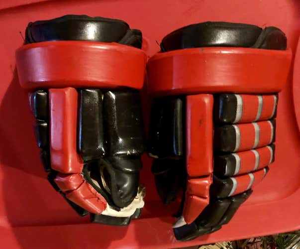 SBK Hockey Gloves 14.5” Black/Red/Silver
