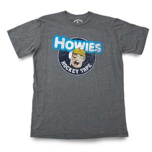 Howies Hockey Tape Gray T-shirt Adult MEDIUM