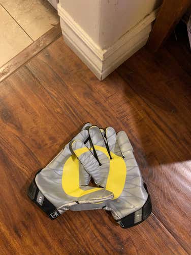 Oregon Nike Vapor Jet Gloves Size Xxl