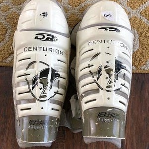 DR Centurion Youth Shin Guards 11” White