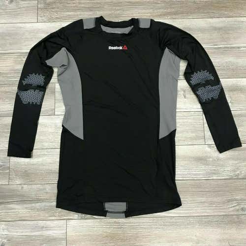 2 shirts! REEBOK COMPRESSION FIT GRIP HOCKEY LONG SLEEVE TOP NHL CROSSFIT SHIRT