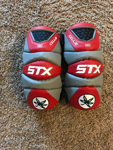 Brand New Custom Ohio State Cell 3 Arm Pads
