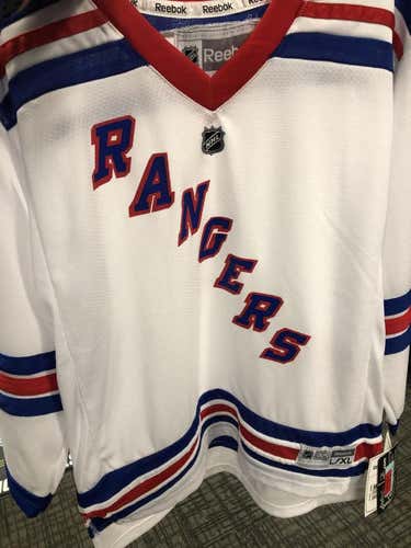 New Reebok New York Rangers Jerseys Away/Devils jerseys- 35 total jerseys- size details below