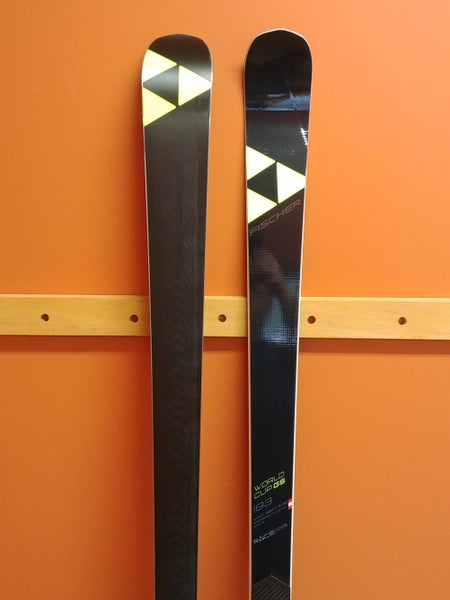 Fischer 2019 RC4 World Cup GS Curv Booster Race Skis: 193cm Length: R>30M: Plates Mounted